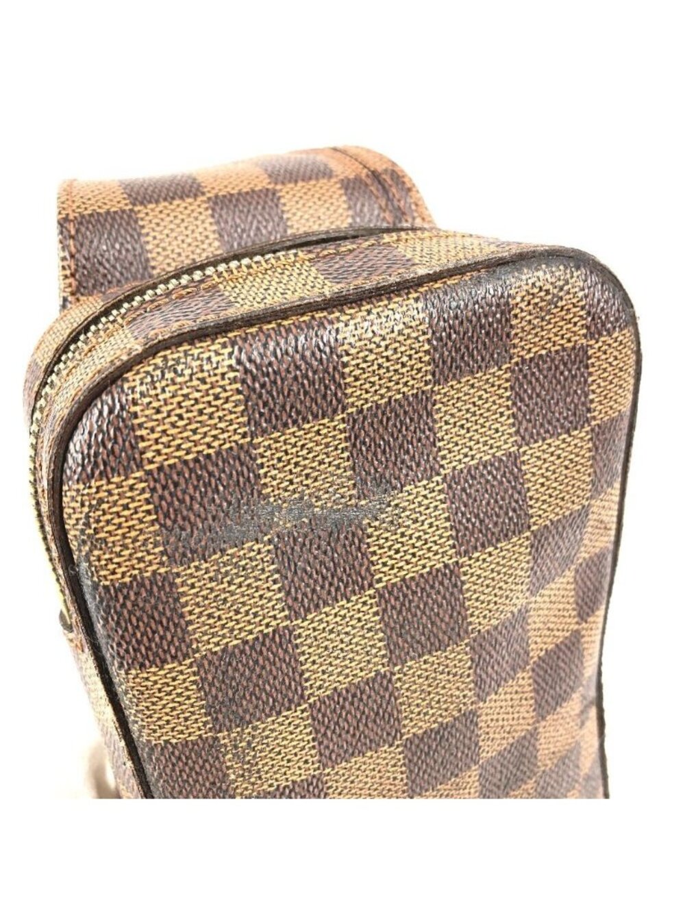 Louis Vuitton Belt Bag Geronimos Vintage Damier Canvas Ebene Brown - Picture 7 of 9